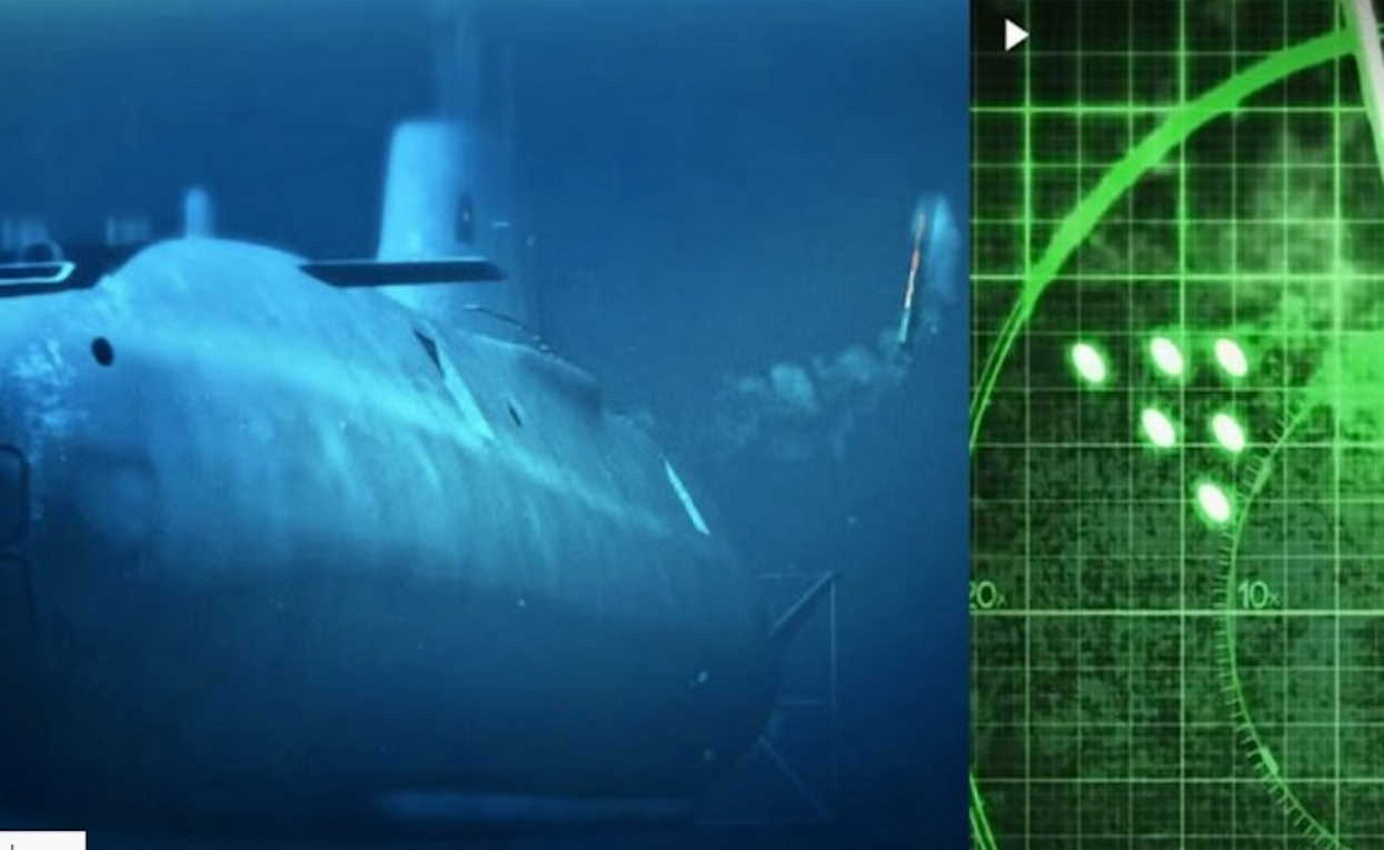 Ovni visto bajo el mar casi choca con Submarino ruso