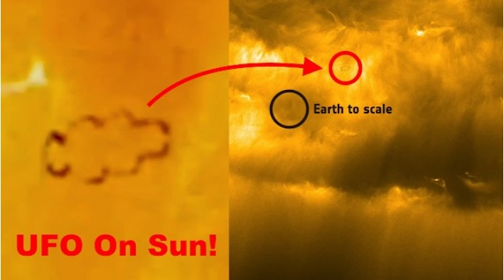 Scott Waring Descubre Enorme OVNI cerca del Sol