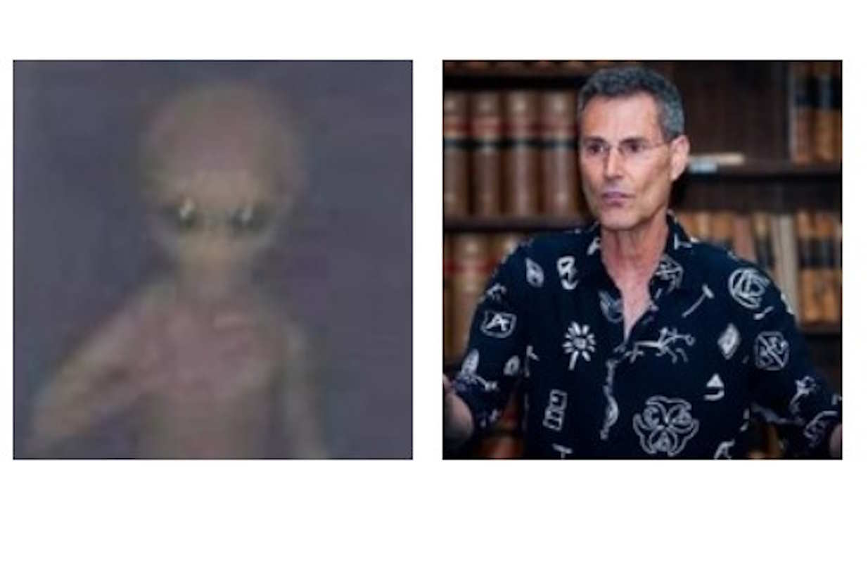 Uri Geller y Foto de un extraterrestre 